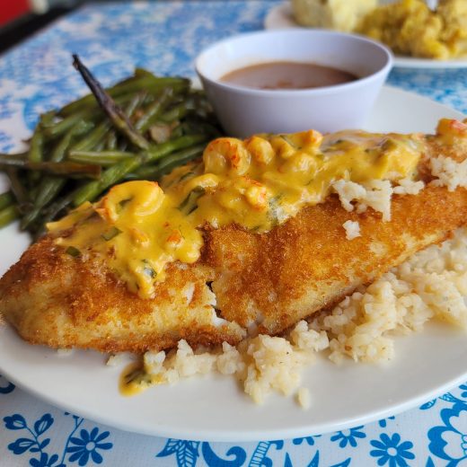 Fancified Panko Crusted Whitefish