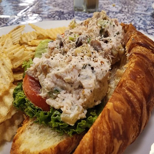 Chicken Salad on a Croissant