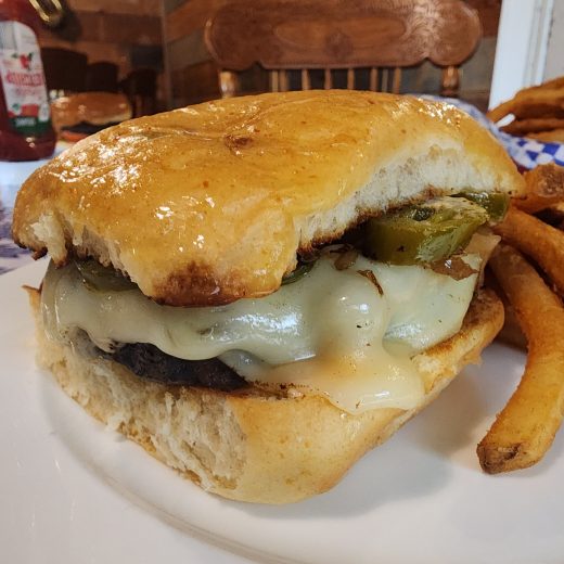 Chapo's Double Swiss Patty Melt